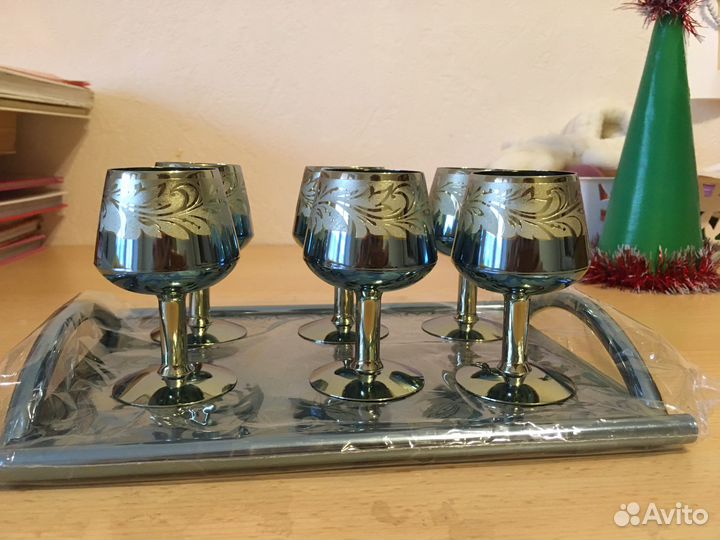 Набор рюмок 6 шт Цирконий