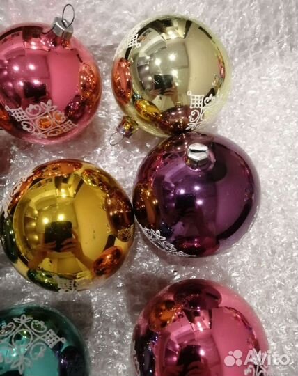 Елочные игрушки СССР шары