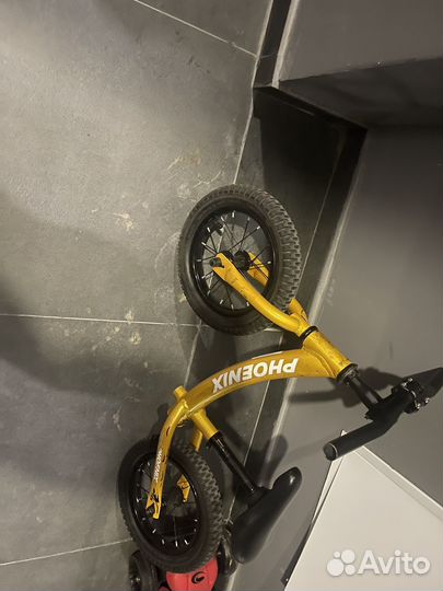 Детский велосипед без педалей