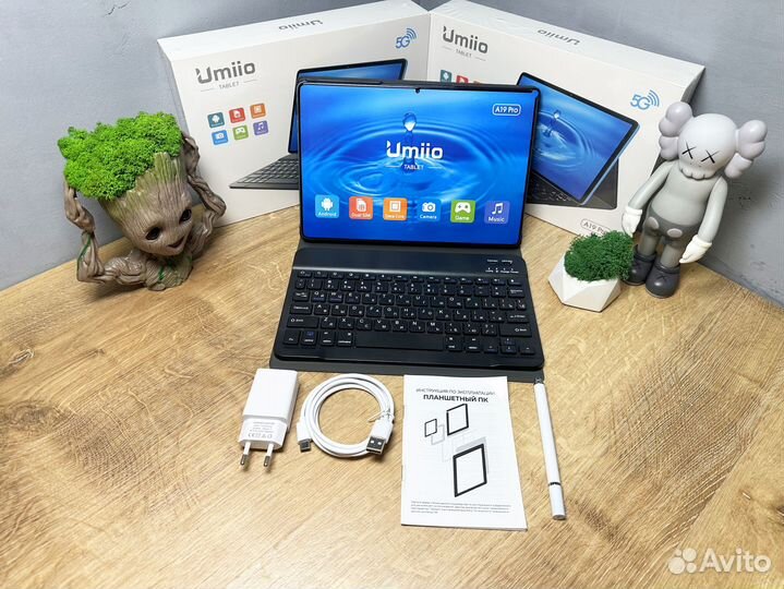 Планшет с клавиатурой Umiio A19 PRO (Серый) 6/128