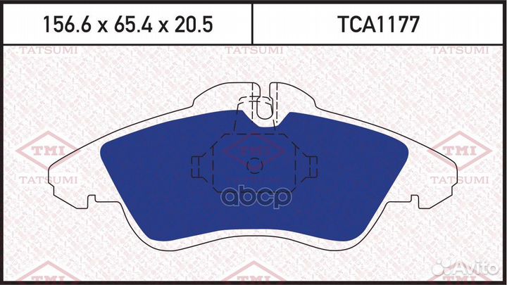 Колодки дисковые перед. mercedes Sprinter/Vito