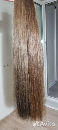 Волосы для наращивания 60 см русые