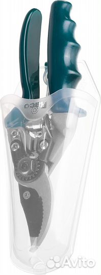 Секатор с поворотной ручкой Raco 143S, 210 мм