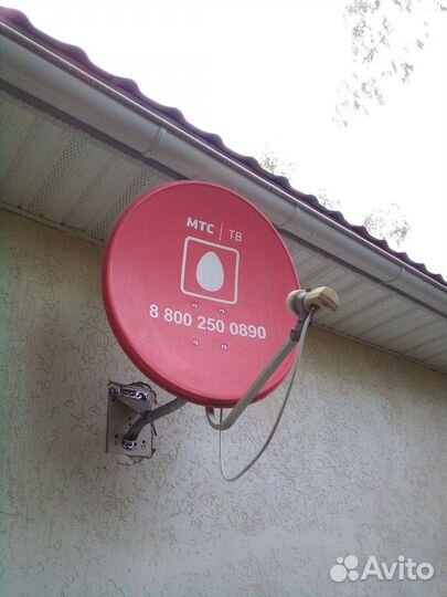 Спутниковая тарелка антенна МТС