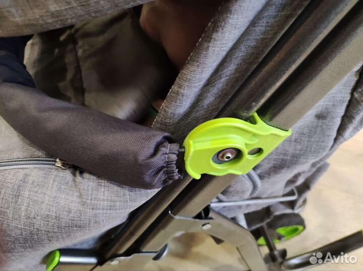 Детские санки коляска с колесами