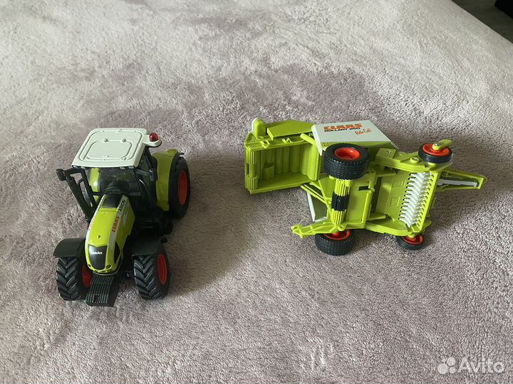 Трактор игрушка claas 540 комбайн rollant 250