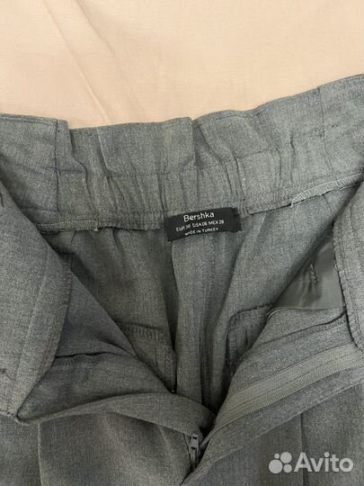 Брюки серые bershka
