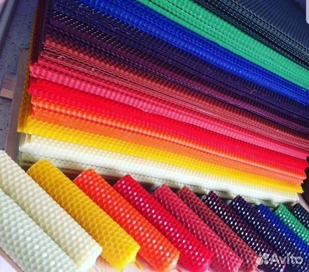 Вощина цветная для свечей