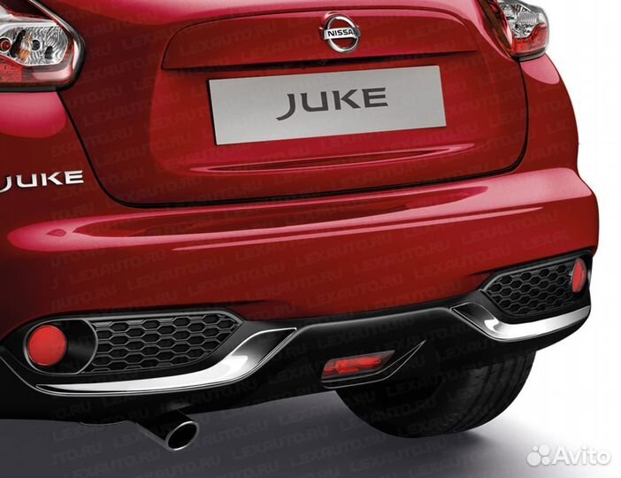 Накладки на задний бампер Nissan Juke 2014-2019