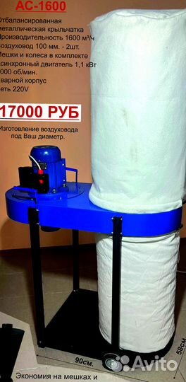 Стружкоотсос (аспирация, вытяжка, циклоны)