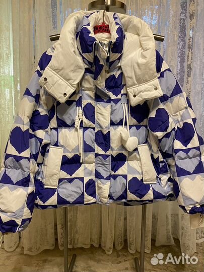 Пуховик на пуху женский