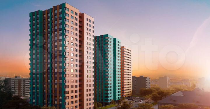 1-к. квартира, 19,1 м², 7/21 эт.