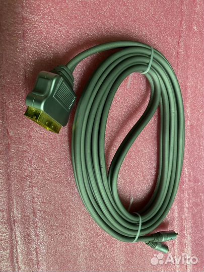 Кабель аудио-видео scart / 2 rca, 2 метра