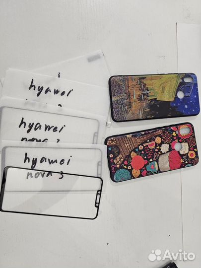 Стёкла и чехлы iPhone 14-15 Pro, huawei nova3