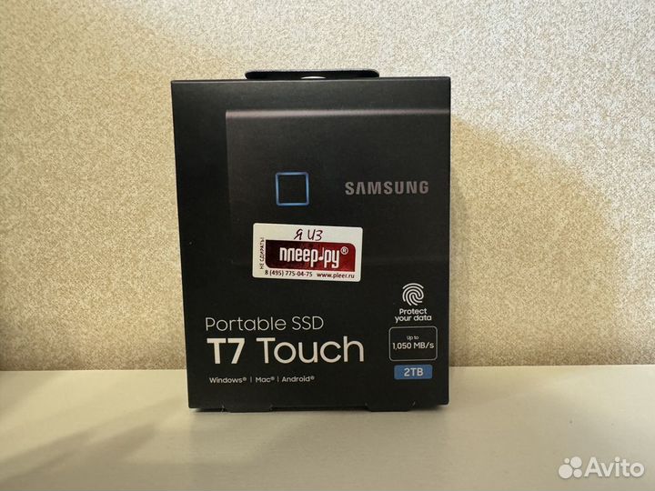 Samsung T7 Touch 2tb новый чек гарантия