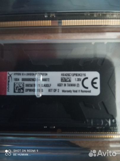 Kingston hyperx ddr3 8gb