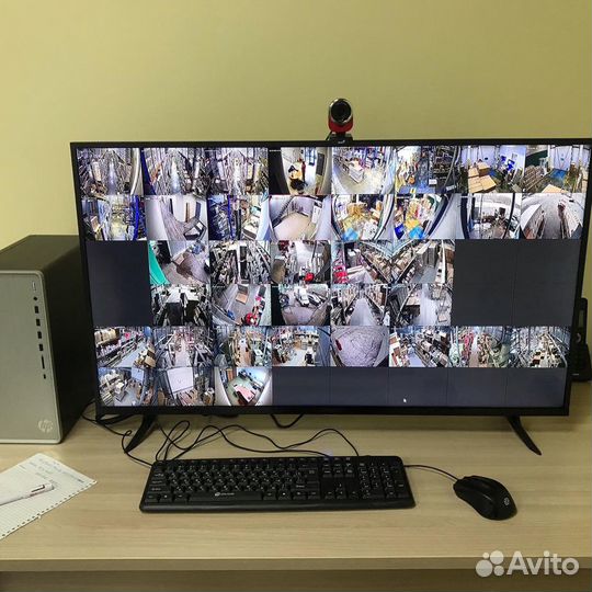 Установка систем видеонаблюдения