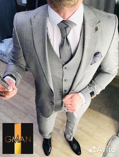 Мужской классический костюм на свадьбу