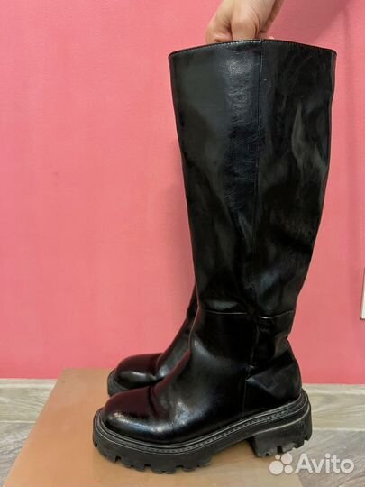 Сапоги демисезон на подкладке 37р