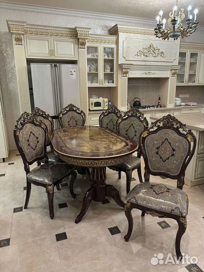 Комплект стол и стулья. Оплата при получении