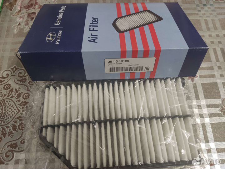 Воздушные фильтра KIA/hyundai