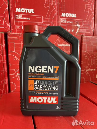 Моторное масло Motul 7100 4T 10W-40 ngen7 4T 4л