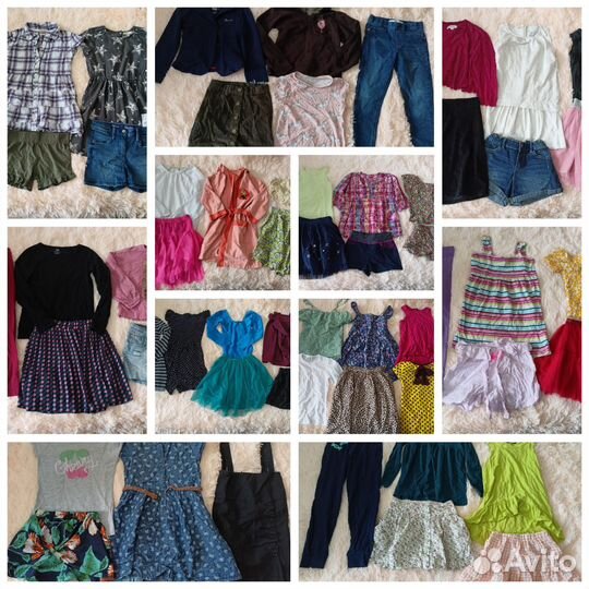 Вещи пакетом от 4 лет до 7 лет 55штук