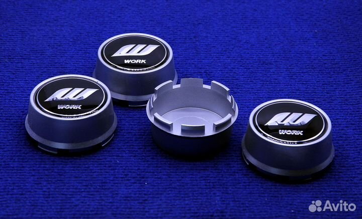 Комплект колпачков на диск Work W Emotion С/Ч