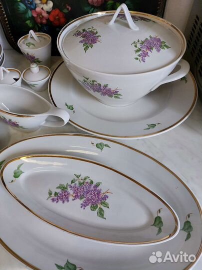 Сервиз столовый. Дулево