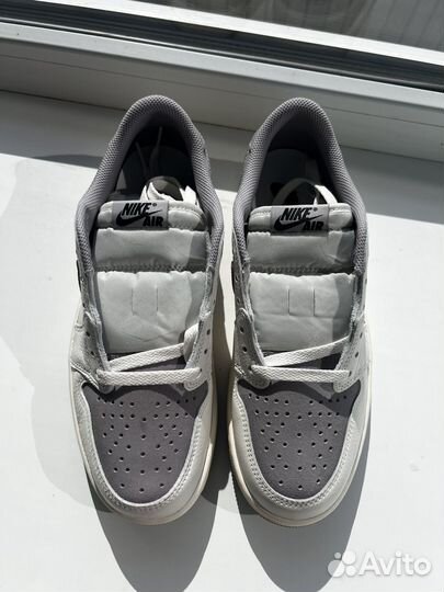 Air jordan 1 low og atmosphere grey
