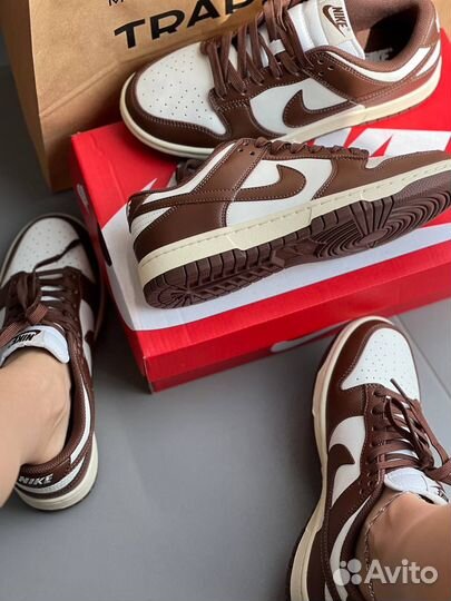 Кроссовки nike dunk low cacao