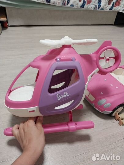 Вертолет и кабриолет для девочки