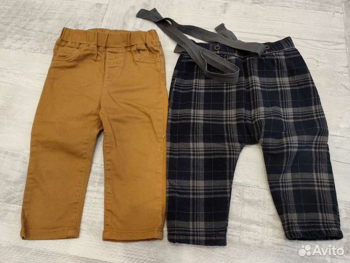 Пакет фирменных вещей на мальчика 9 12 месяцев