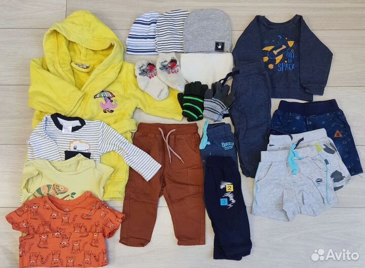 Вещи пакетом (19шт) 68-74