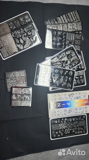 Пластины для стемпинга набор