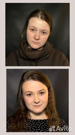 Модель на макияж