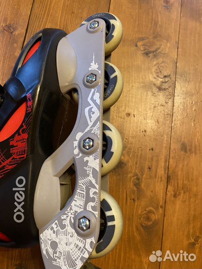 Роликовые коньки oxelo 34-36