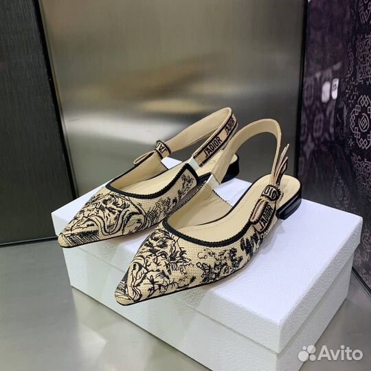 Туфли слингбэки Dior