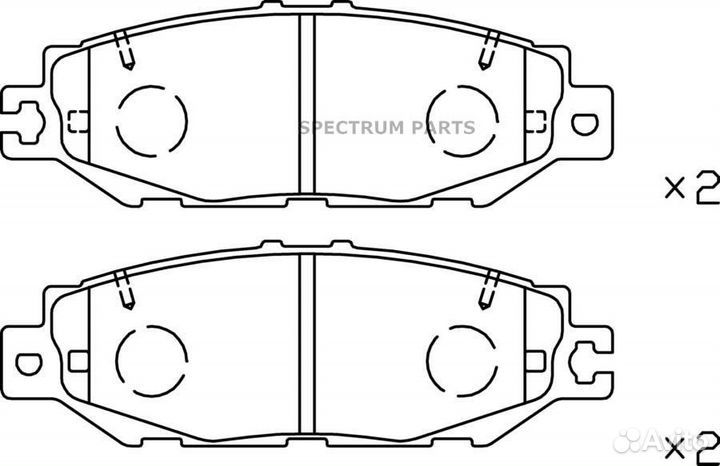 FBL AFP289 Тормозные колодки FBL AFP
