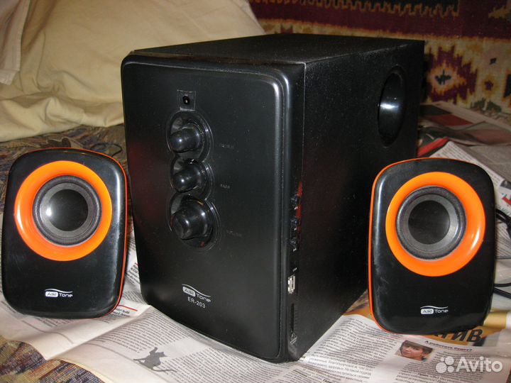Компьютерные колонки 2.1 Air Tone ER-203