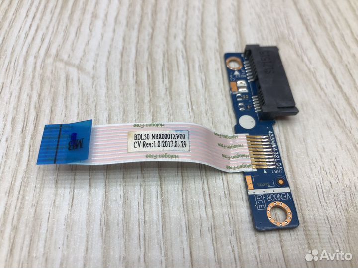 Плата с разъемом подключения DVD-привода LS-C706P