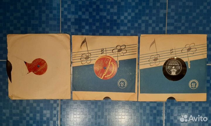 Грампластинки СССР 50-80 гг 7,8,10,12