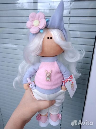 Интерьерная кукла тильда ручной работы