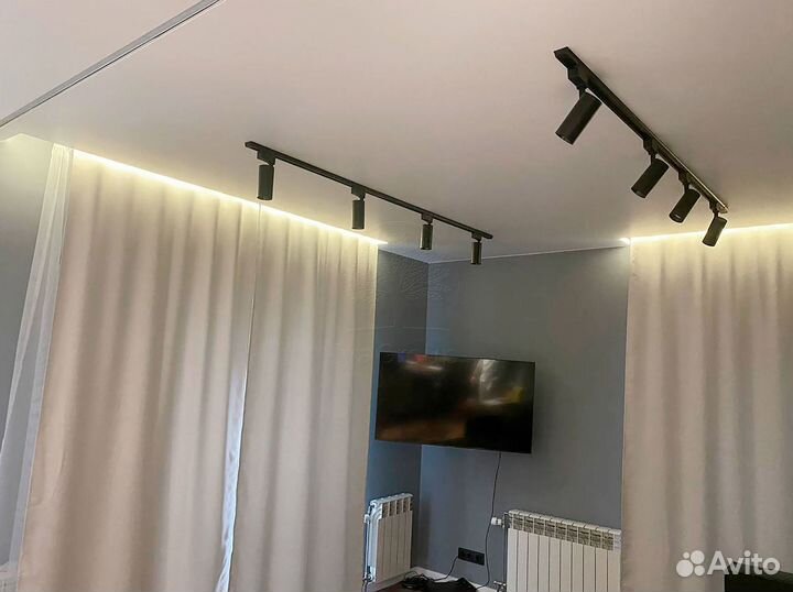 Натяжные потолки / Установка