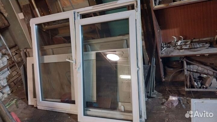 Окна пластиковые бу большие