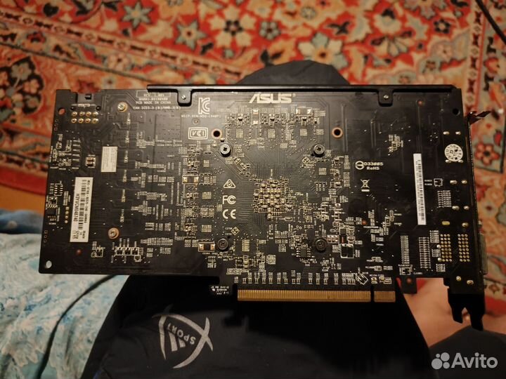 Видеокарта rx 570 4gb Asus rog strix gaming