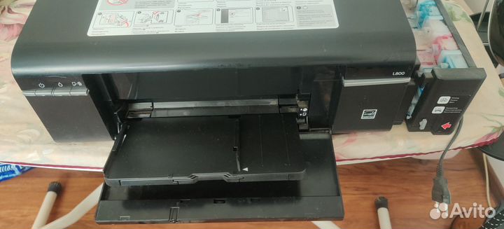 Принтер цветной бу epson L800