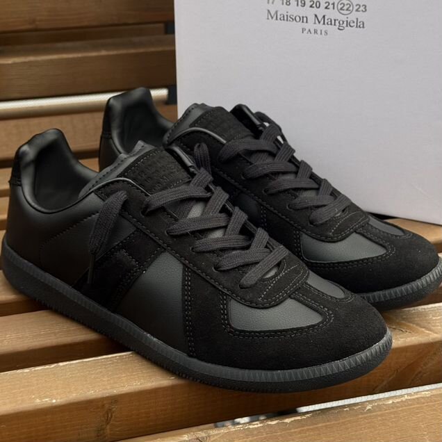 Кеды Maison Margiela replica full black
