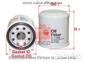 Фильтр масляный C1109 Sakura