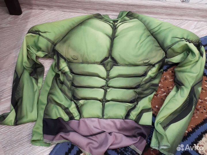 Костюм халка для мальчика 8-9 лет